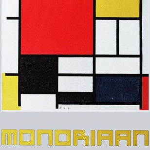 1980s Mondrian Exhibition poster
